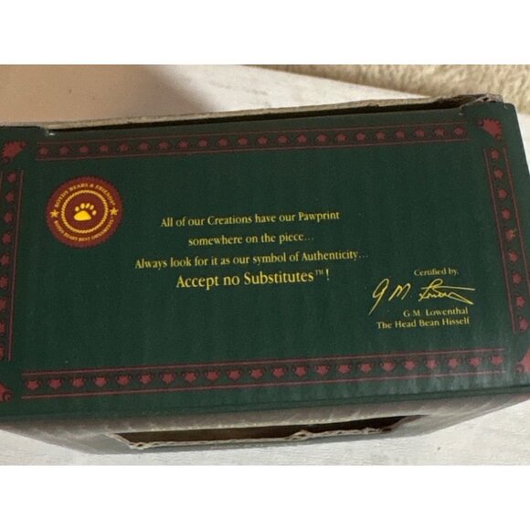 Boyds Bears & Friends Bearstone Collection Mintley Peekers Ornament 2003 - Picture 7 of 8